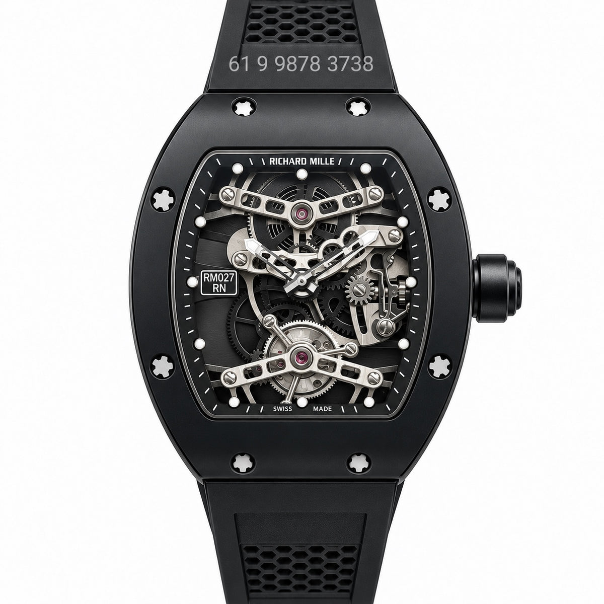RICHARD MILLE RM 027 PRETO SUPER CLONE