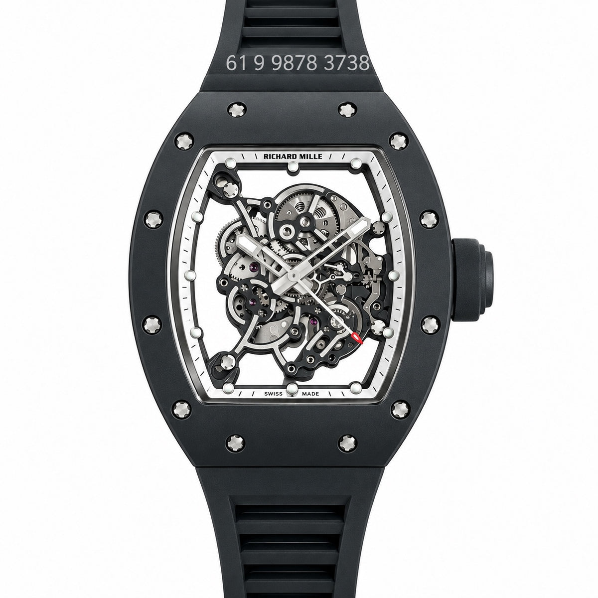 RICHARD MILLE RM 055 PRETO SUPER CLONE