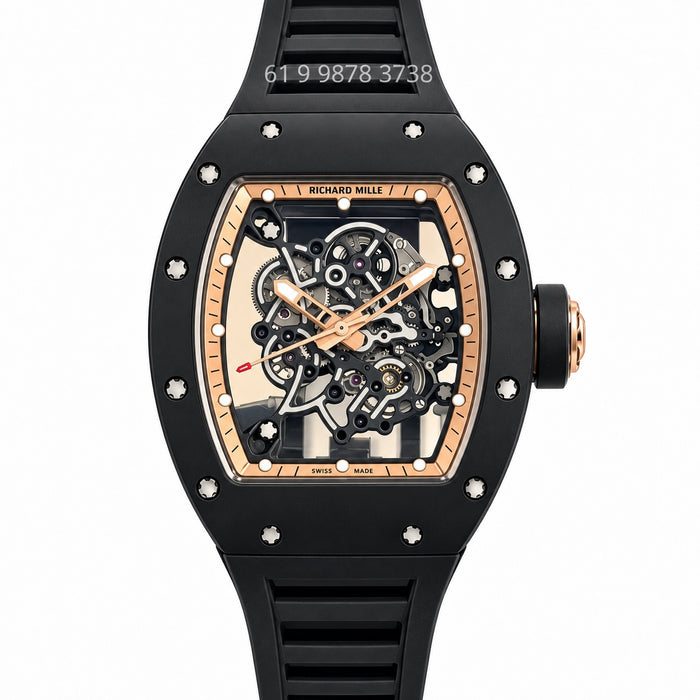 RICHARD MILLE RM 055 PRETO SUPER CLONE