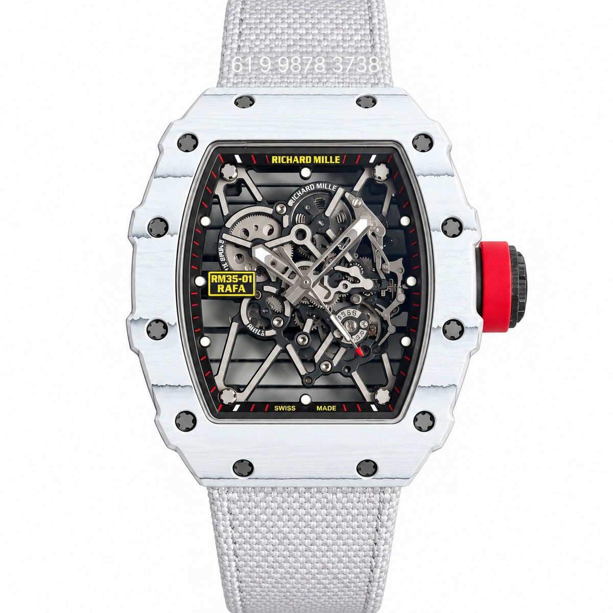 RICHARD MILLE RM 35-01 BRANCO SUPER CLONE