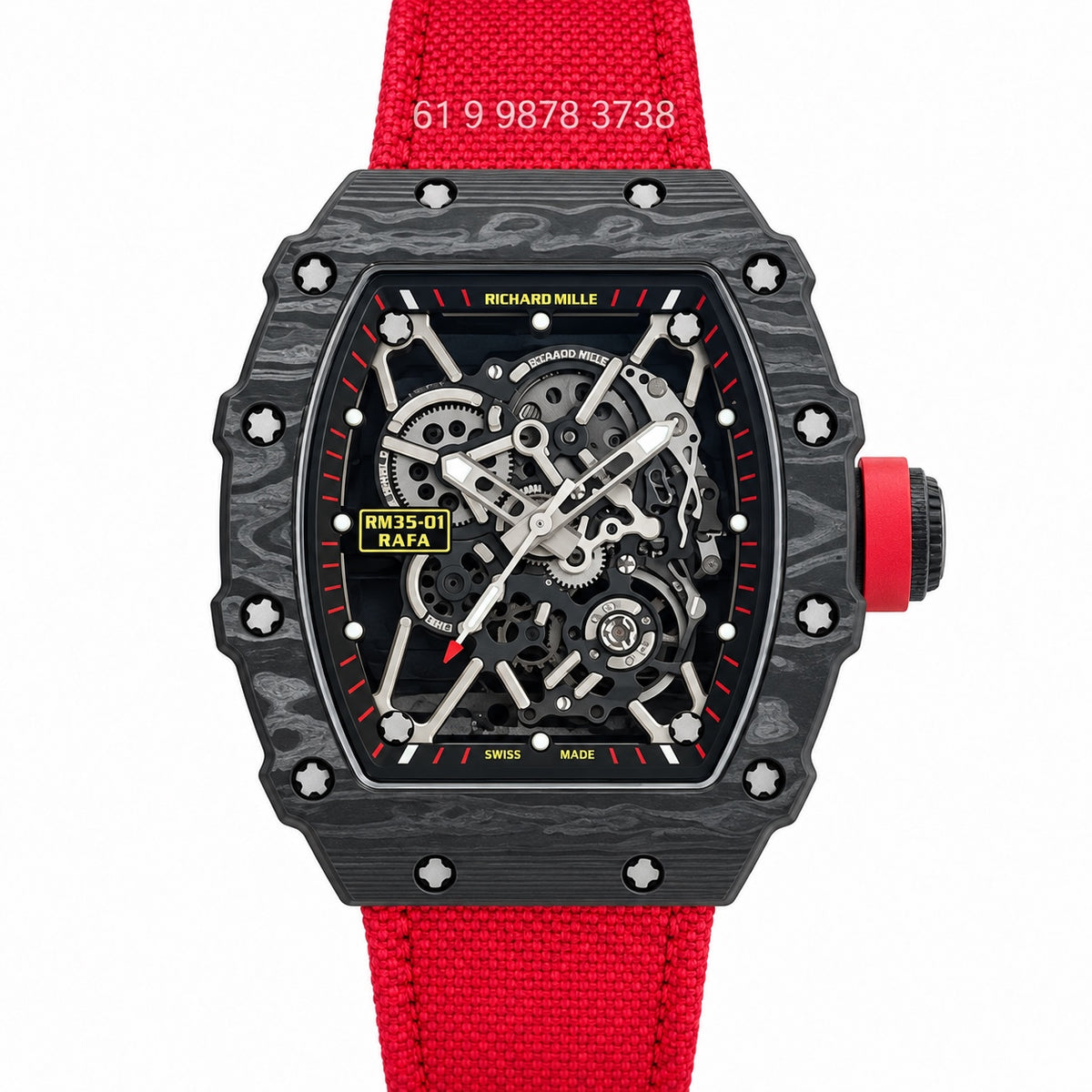 RICHARD MILLE RM35-01 PRETO 42MMM SUPER CLONE