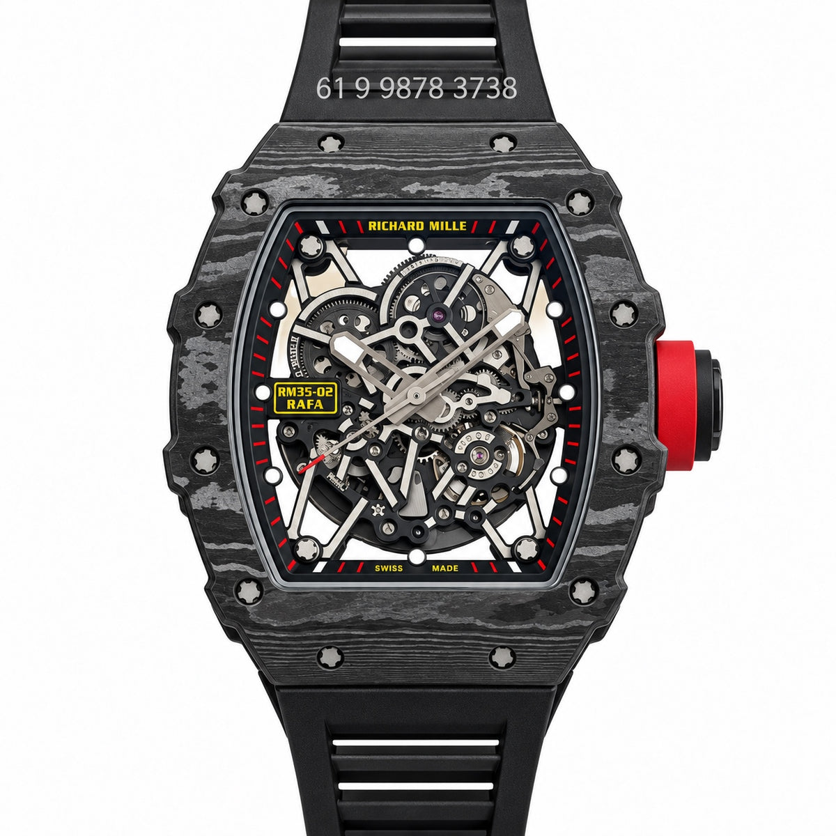 RICHARD MILLE RM35-02 PRETO 42MMM SUPER CLONE