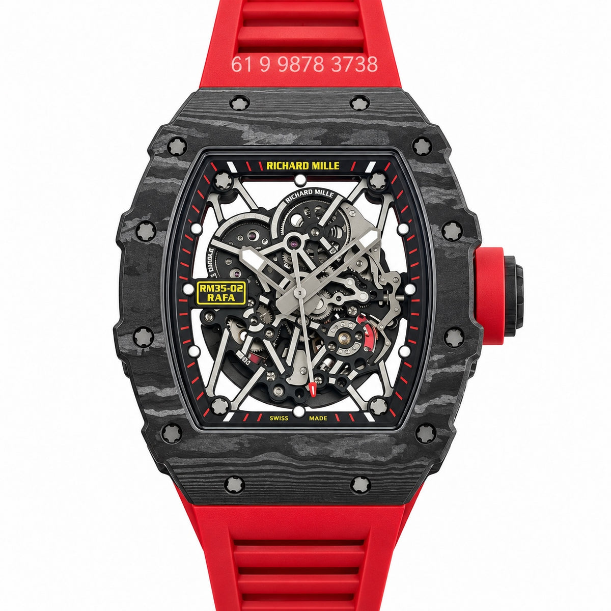 RICHARD MILLE RM35-02 PRETO 42MMM SUPER CLONE