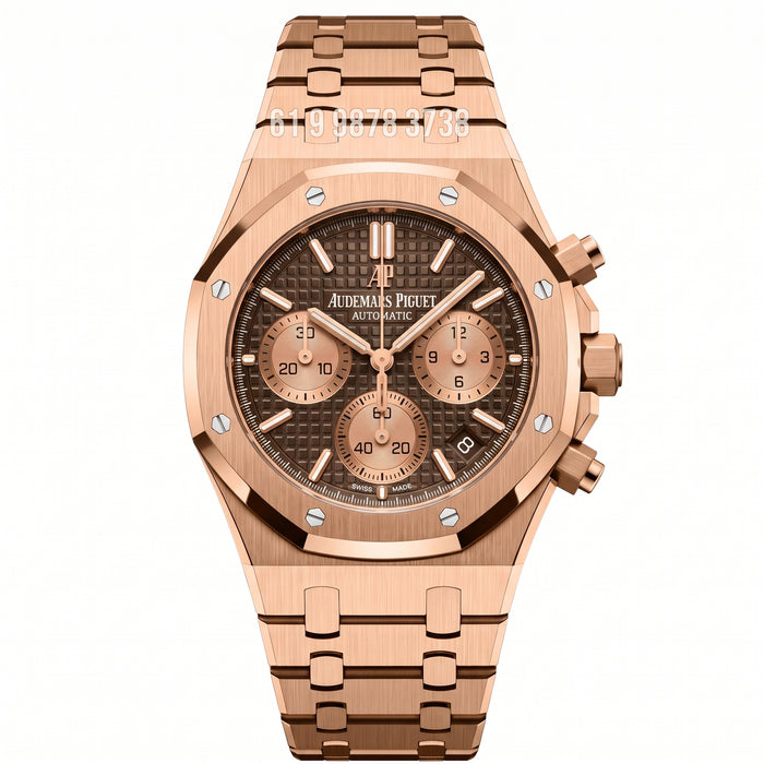AUDEMARS PIGUET ROYAL OAK ETA ROSE  SUPER CLONE