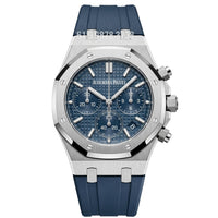 AUDEMARS PIGUET ROYAL OAK PRATA AZUL SUPER CLONE