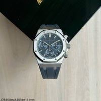 AUDEMARS PIGUET ROYAL OAK PRATA AZUL SUPER CLONE