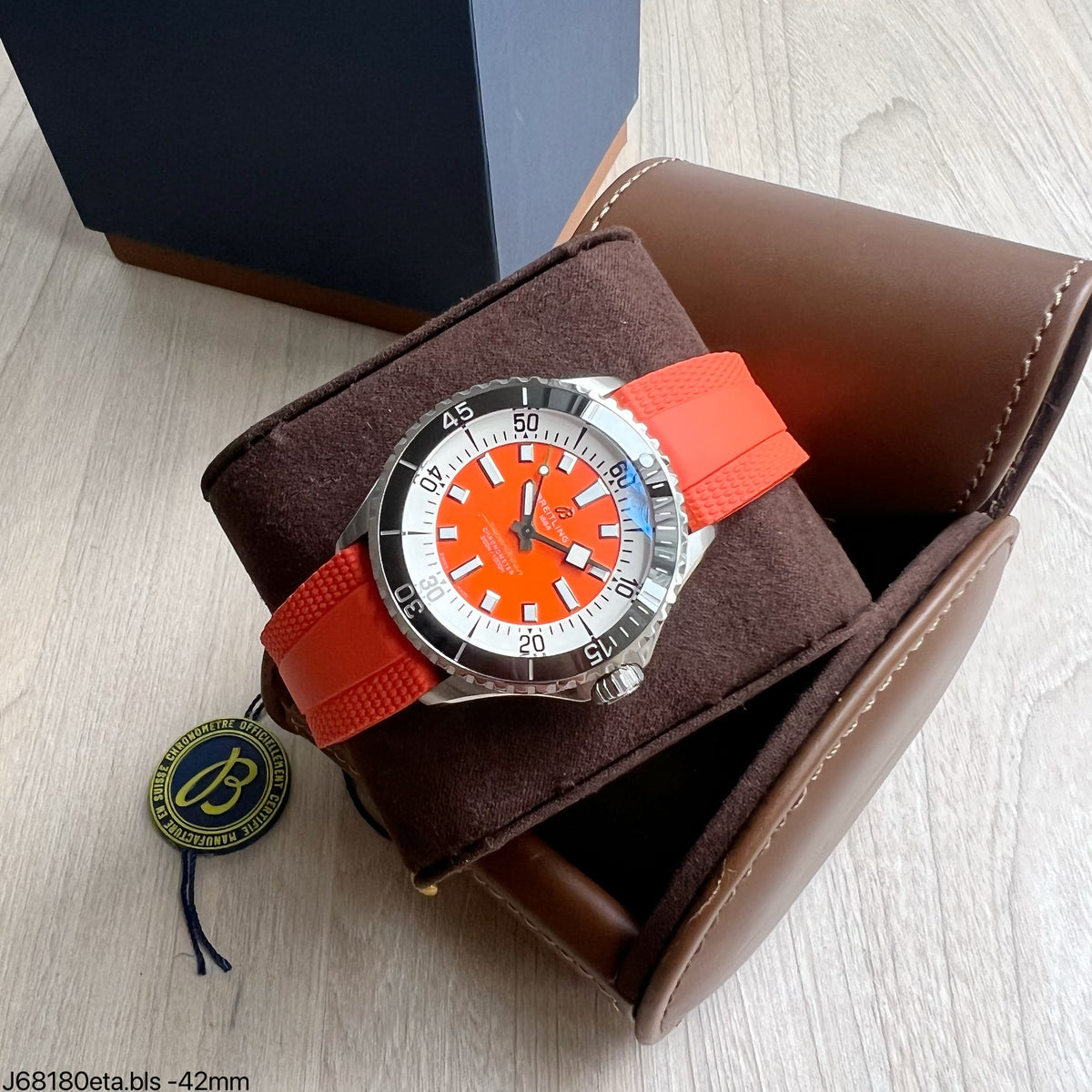 BREITLING SUPEROCEAN LARANJA 42MM SUPER CLONE