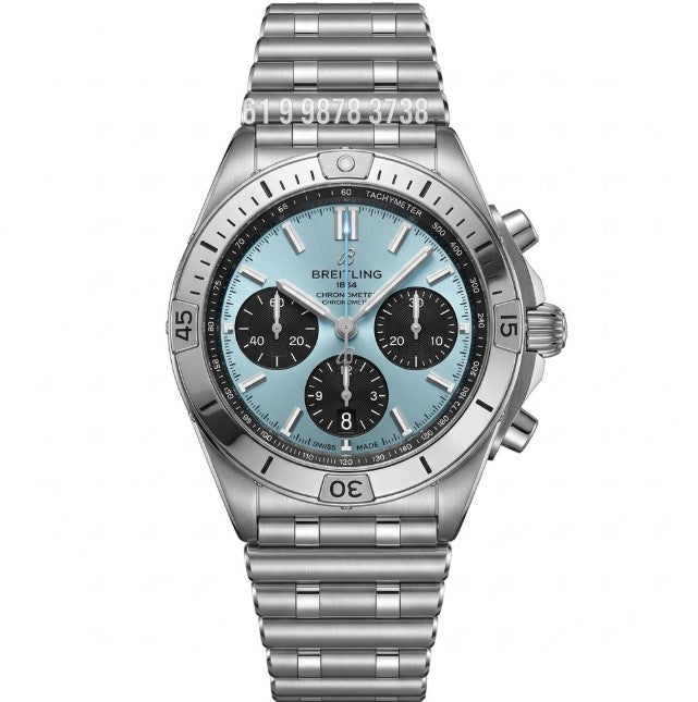 BREITLING CHRONOMAT 42MM PRATA SUPER CLONE