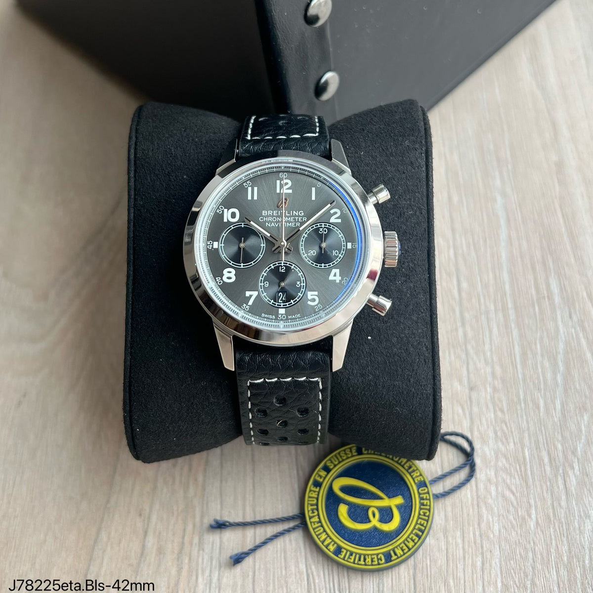 BREITLING NAVITIMER ETA PRATA CINZA SUPER CLONE