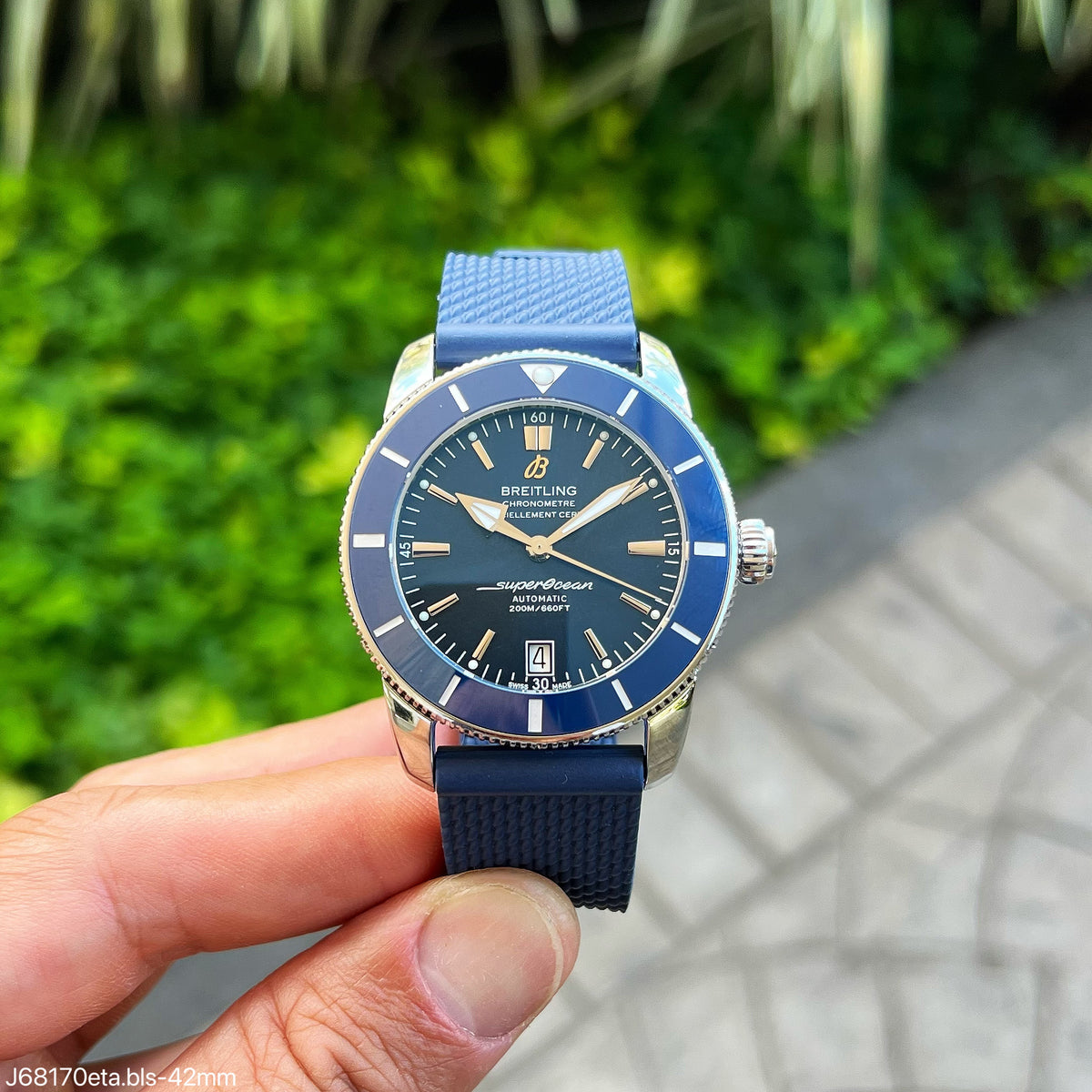 BREITLING SUPEROCEAN ETA AZUL SUPER CLONE