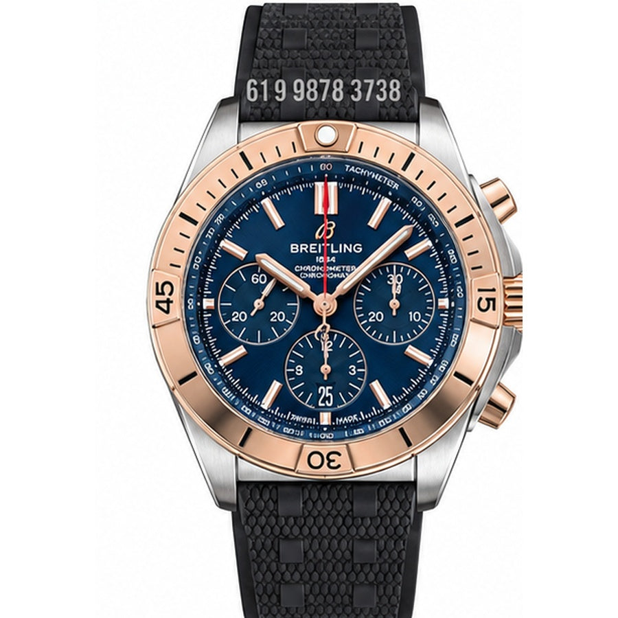 BREITLING CHRONOMAT MISTO BORRACHA 44MM SUPER CLONE