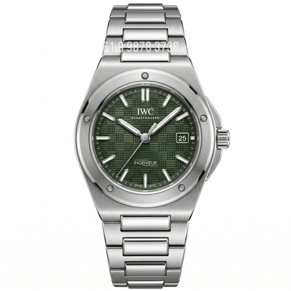 IWC INGENIEUR PRATA VERDE SUPER CLONE