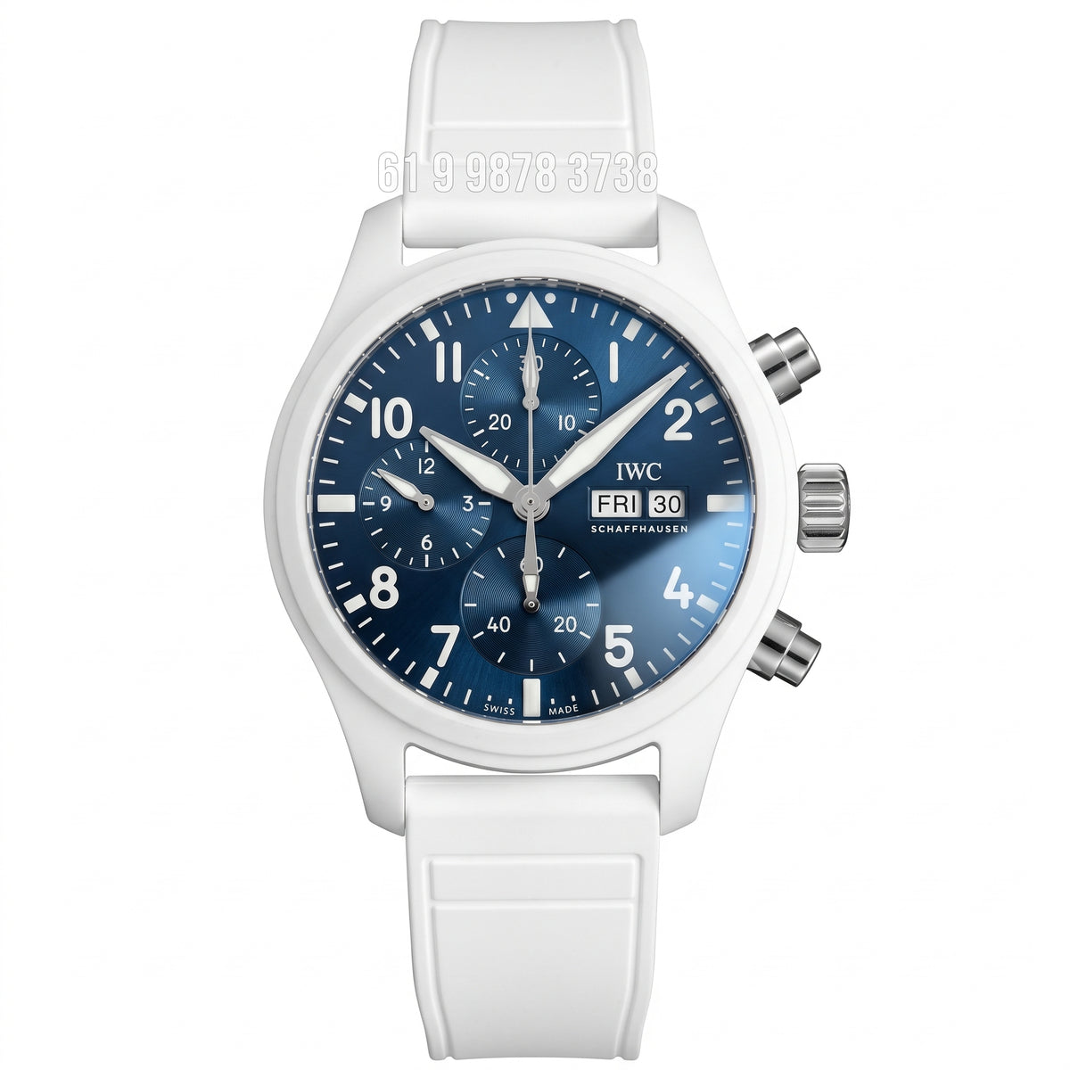 IWC ETA BIG PILOT BRANCO AZUL SUPER CLONE