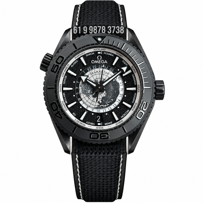 OMEGA SEAMASTER PLANET OCEAN WORLDTIME SUPER CLONE