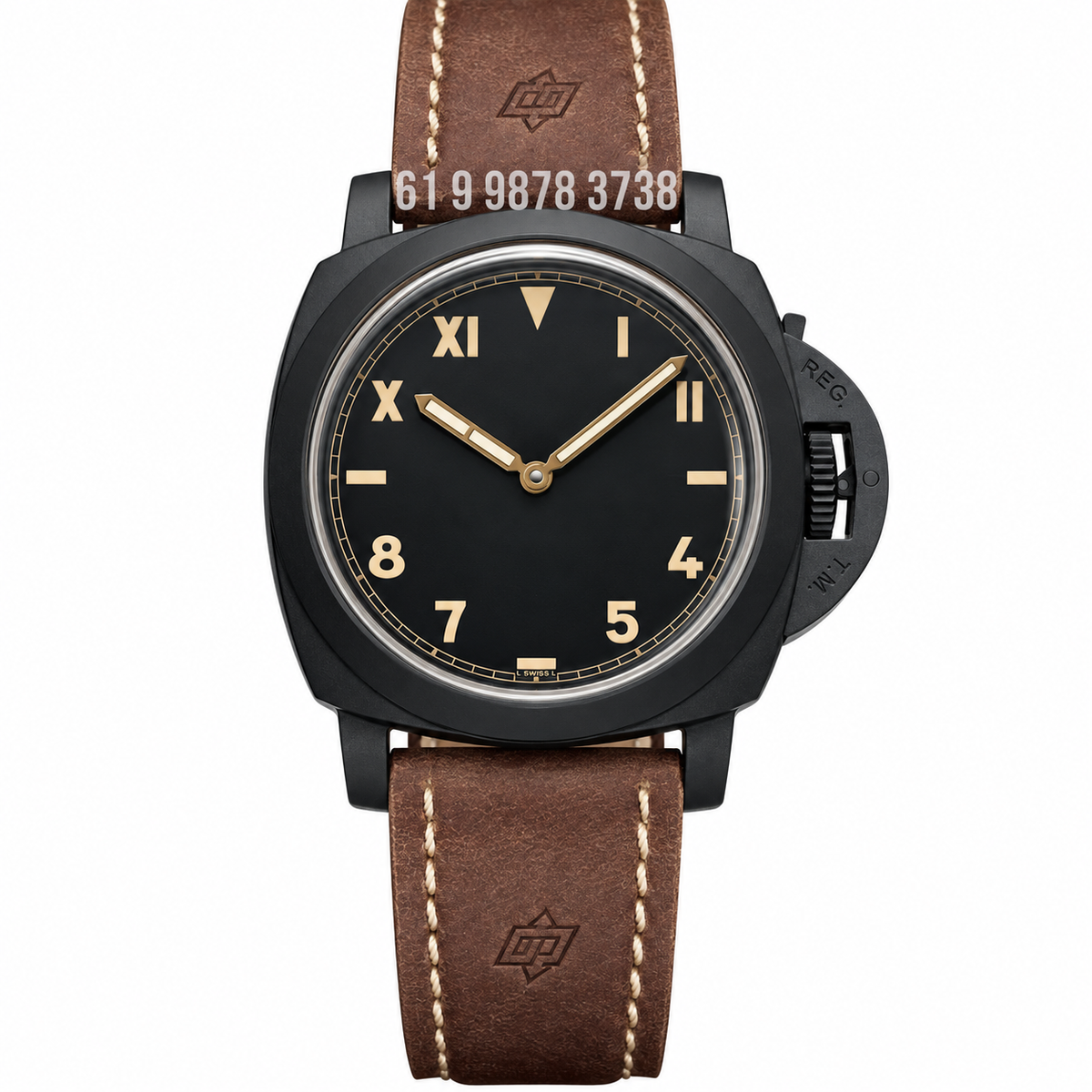 PANERAI PRETO CARBON 4 7MM SUPER CLONE