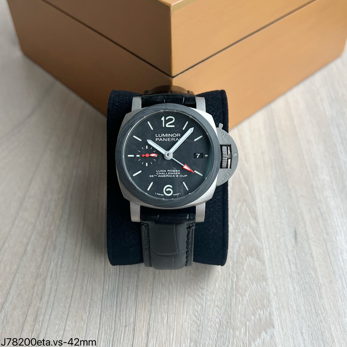 PANERAI LUMINOR LUNA ROSSA CINZA 42MM SUPER CLONE