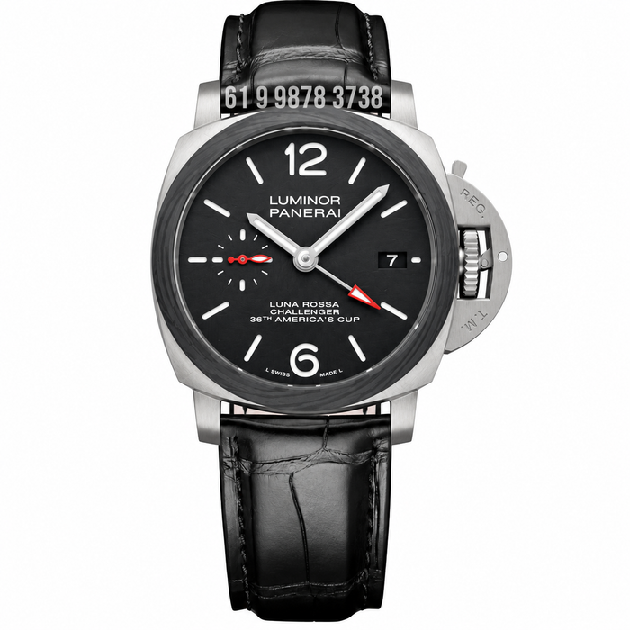 PANERAI LUMINOR LUNA ROSSA CINZA 42MM SUPER CLONE