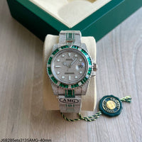 ROLEX SUBMARINER GREEN DIAMOND ETA AMG SUPER CLONE