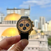 OMEGA SPEEDMASTER GOLD ETA .O JK68165 SUPER CLONE