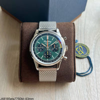 BREITLING TOP TIME GREEN ETA 7750bl SUPER CLONE