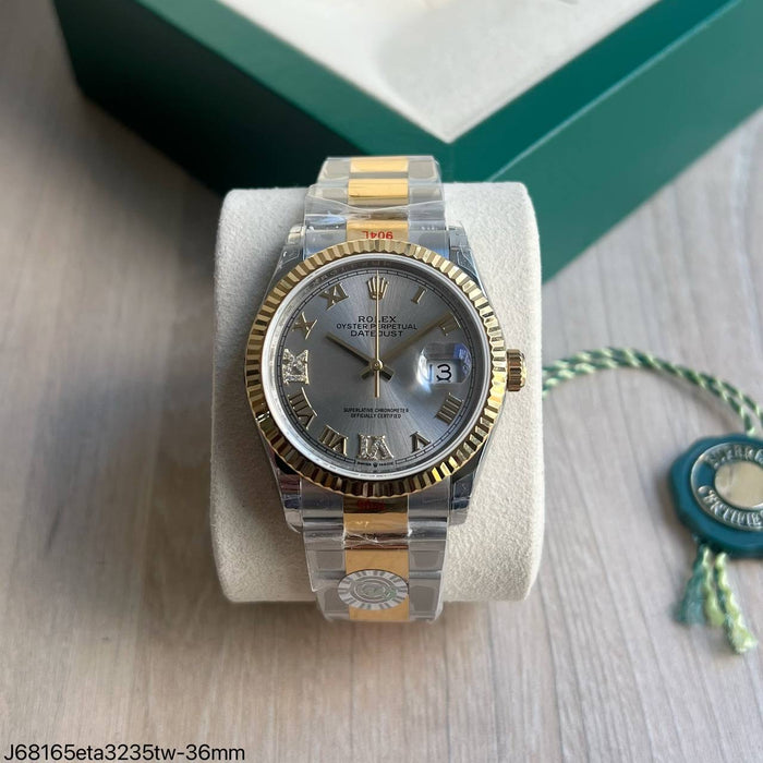 ROLEX DATEJUST ETA 3235 MISTO FEMININO SUPER CLONE