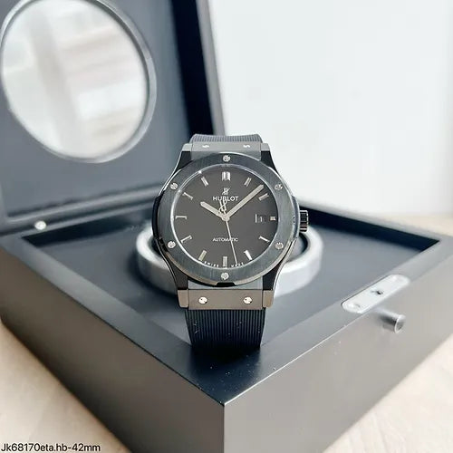 HUBLOT CLASSIC FUSION BLACK ETA JK68170 SUPER CLONE