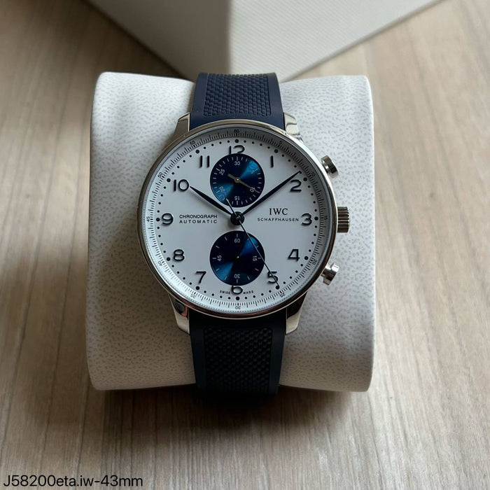 IWC SCHAFFHAUSEN BLUE ETA J58200iw SUPER CLONE