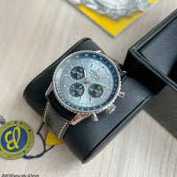 BREITLING NAVITIMER ETA B01 BLUE SUPER CLONE