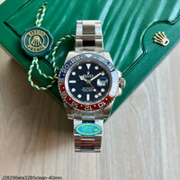 ROLEX GMT MASTER II PEPSI BLUE CLEAN 3285 ETA SUPER CLONE