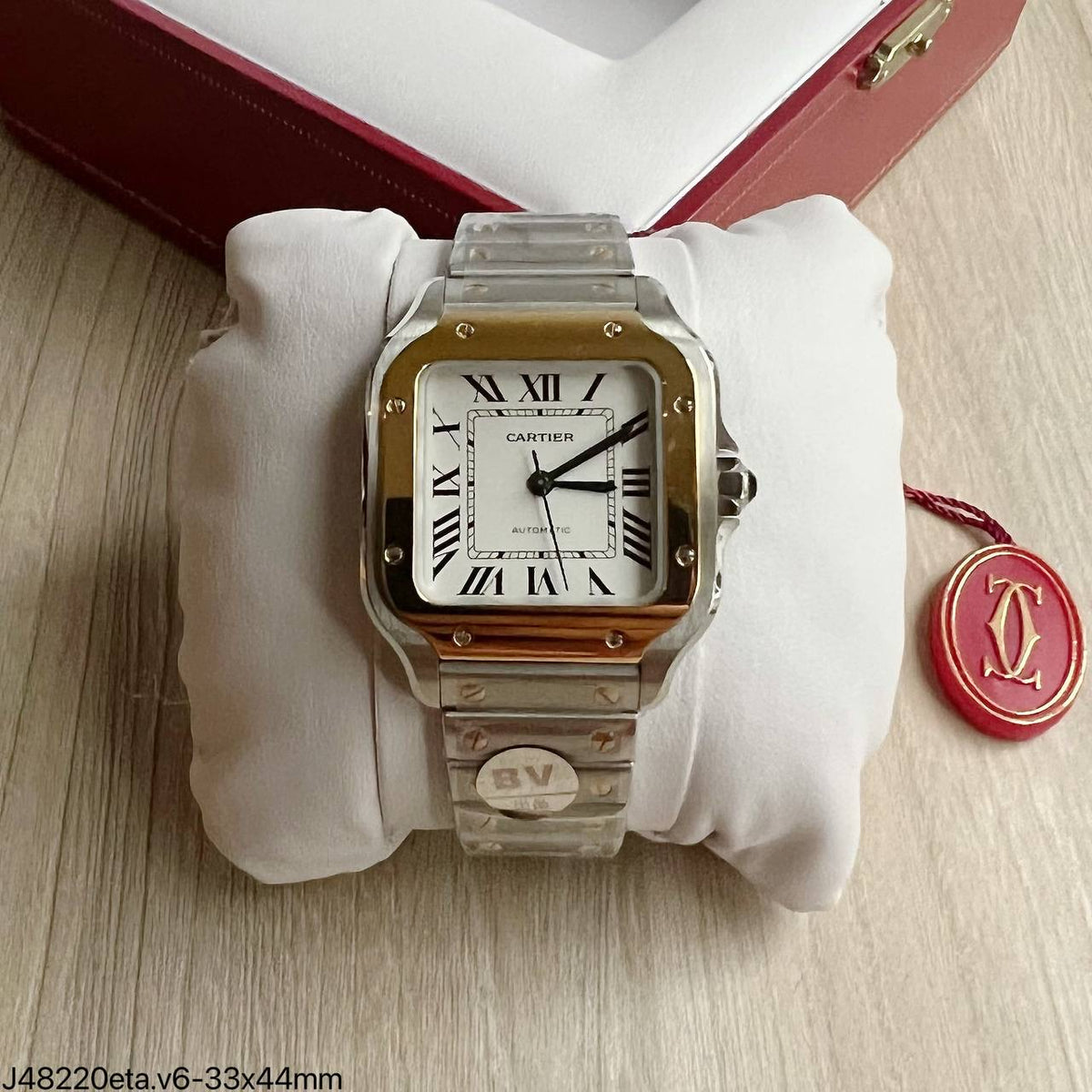 CARTIER SANTOS MISTO GOLD ETA J48220.V6 SUPER CLONE