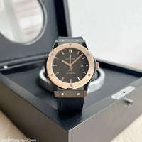 HUBLOT CLASSIC FUSION BLACK Rose ETA JK68170 SUPER CLONE