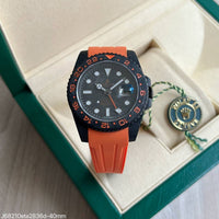 ROLEX GMT BLAKEN LARANJA ETA 2836 SUPER CLONE