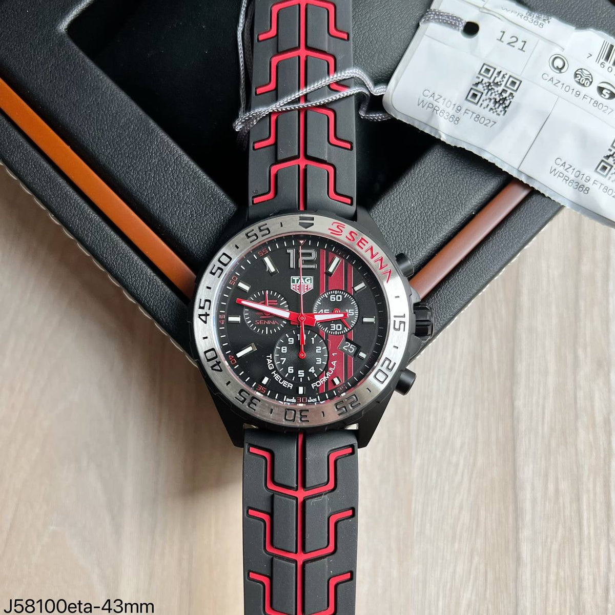 TAG HEUER FORMULA 1 SENNA ETA J581100 SUPER CLONE