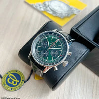 cópia de BREITLING NAVITIMER ETA B01 VERDE SUPER CLONE
