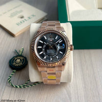 ROLEX SKY-DWELLER ROSÊ ETA J58195 SUPER CLONE