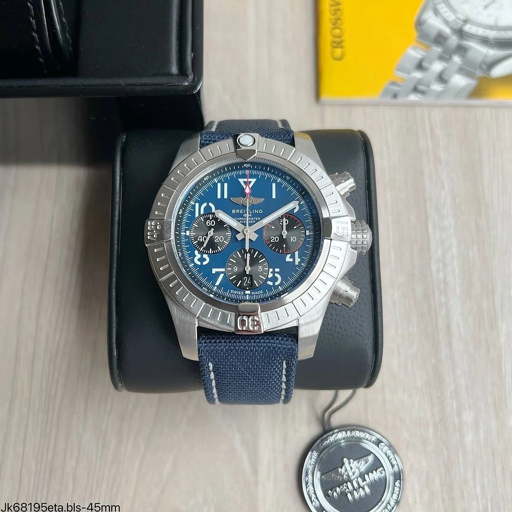 BREITLING ETA AVENGER BLUE SUPER CLONE