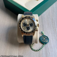 ROLEX DAYTONA 126518LN ETA 4131 CLEAN GOLD OYSTER FLEX SUPER CLONE