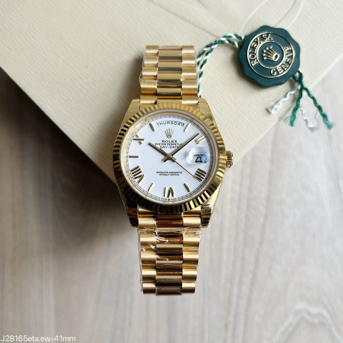 ROLEX DAY DATE GOLD ETA J28165.EW SUPER CLONE