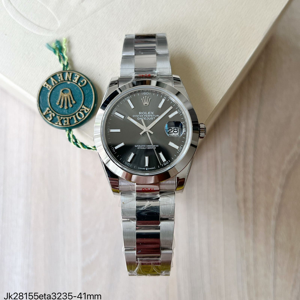 ROLEX DATEJUST CINZA 3235 SUPER CLONE