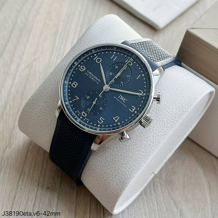 IWC SCHAFFHAUSEN BLUE ETA V6 J38190 SUPER CLONE