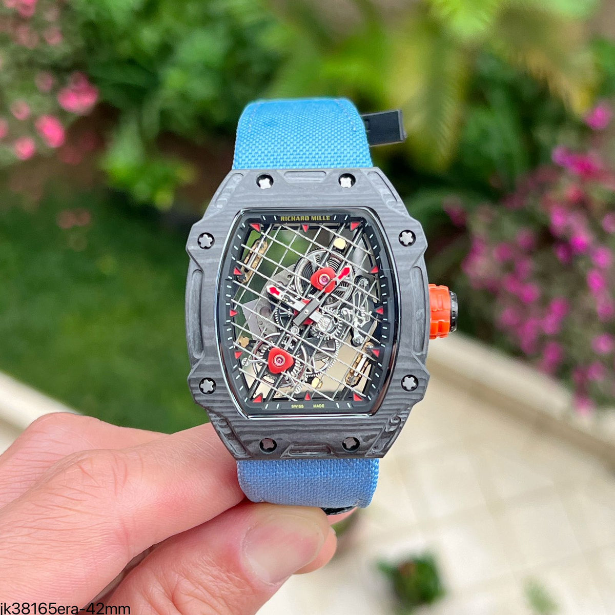 RICHARD MILLE ETA JK38165 Azul SUPER CLONE