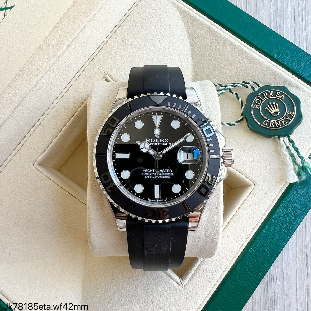 ROLEX YACHTMASTER Prata JK78185 ETA WF SUPER CLONE