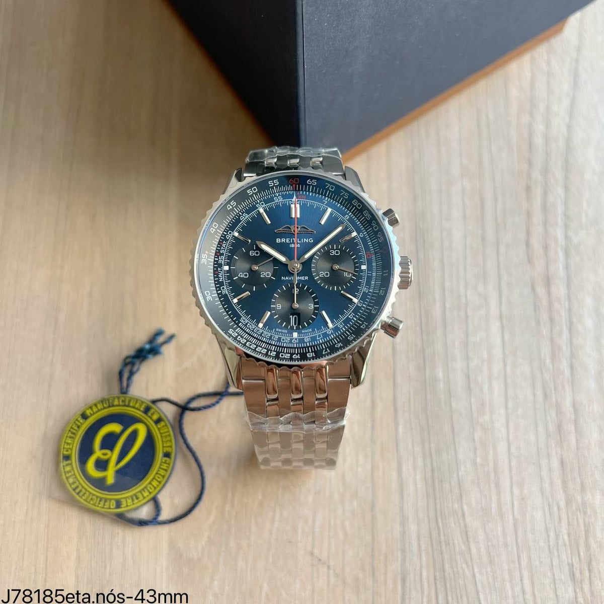 BREITLING NAVITIMER AZUL ETA SUPER CLONE