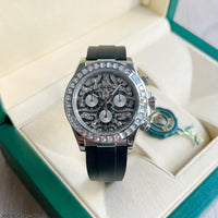 ROLEX DAYTONA 116589TBR EYE OF THE TIGER PRATA ETA SUPER CLONE