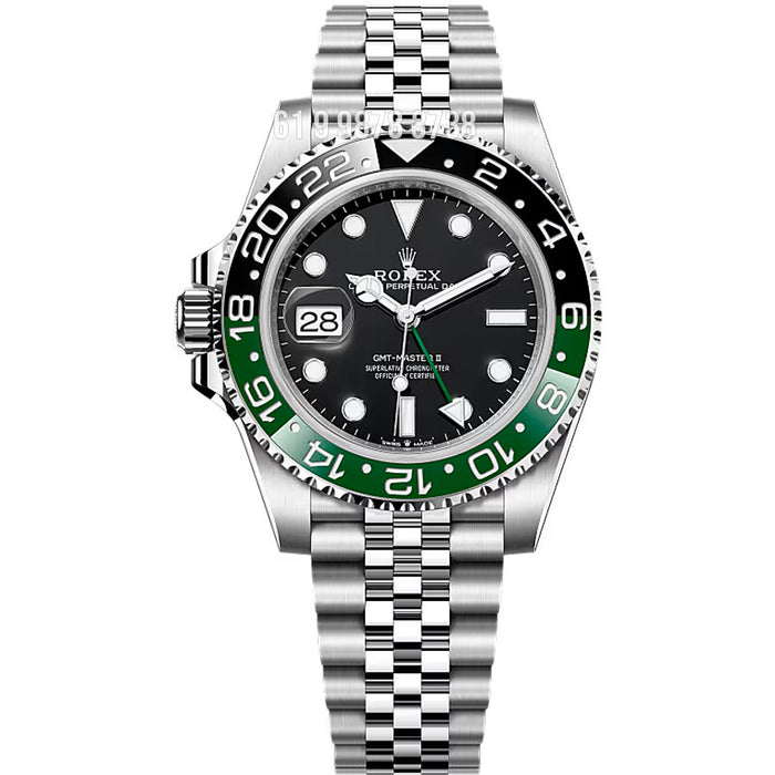 ROLEX GMT MASTER II SPRITE JUBILEU ETA 3186e J68190 SUPER CLONE