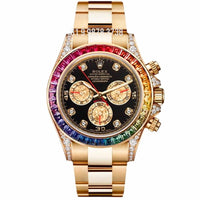 ROLEX DAYTONA 116505 RAINBOW ETA DOURADO SUPER CLONE