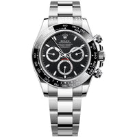 ROLEX DAYTONA PRATA PRETO 2024 40MM 116500 SUPER CLONE