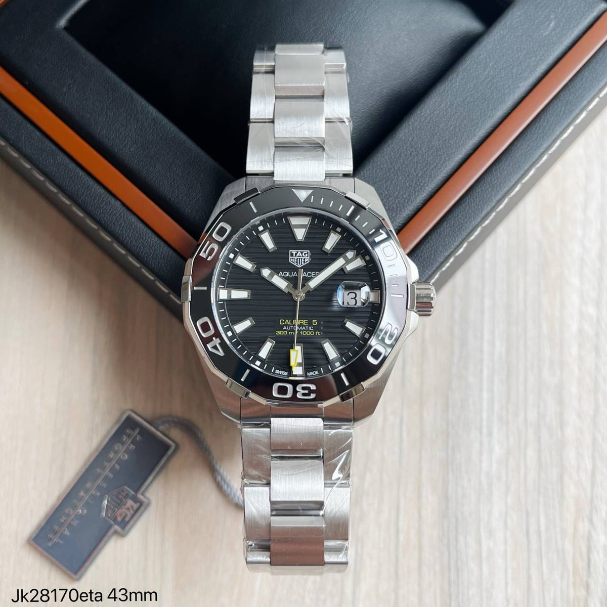 TAG HEUER AQUARACER CALIBRE 5 PRETO 41MM SUPER CLONE