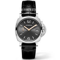 PANERAI LUMINOR DUE PRATA PRETO 44MM SUPER CLONE