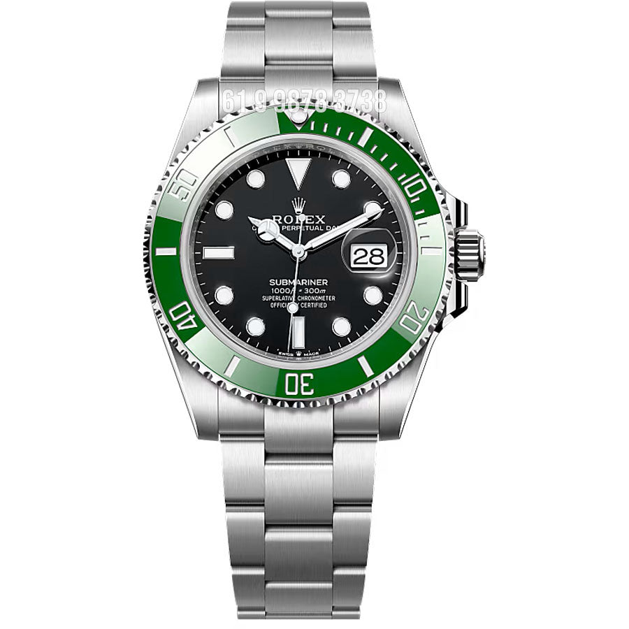 ROLEX SUBMARINER VERDE PRETO 41MM SUPER CLONE